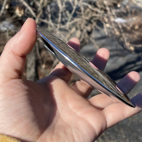 4 1/2" Chrome Plated CLOCK PARTS Pendulum Bob 20th C. VINTAGE - Picture 14 of 14